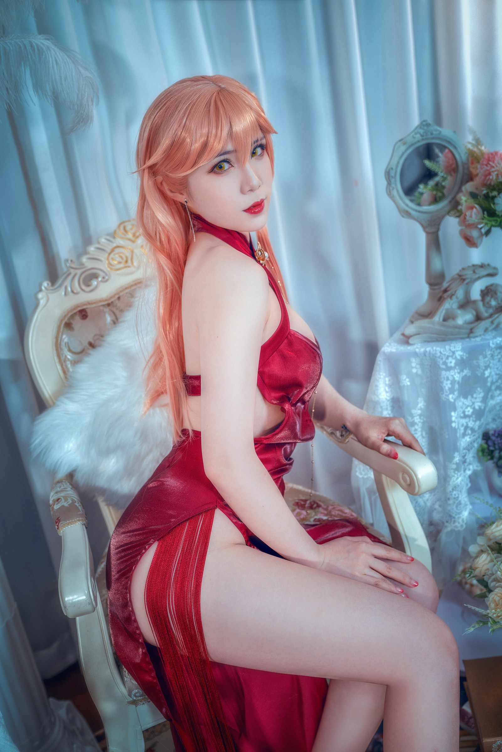 羊大真人 – Ots14 礼服 Cosplay 高清写真集（16P-203.9MB）优雅制服风插图1