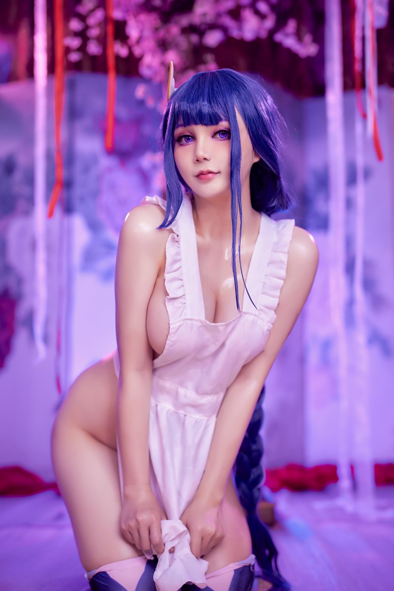 Joyce Lin2x Raiden Shogun Ei Cosplay Genshin Impact 写真 36P插图3