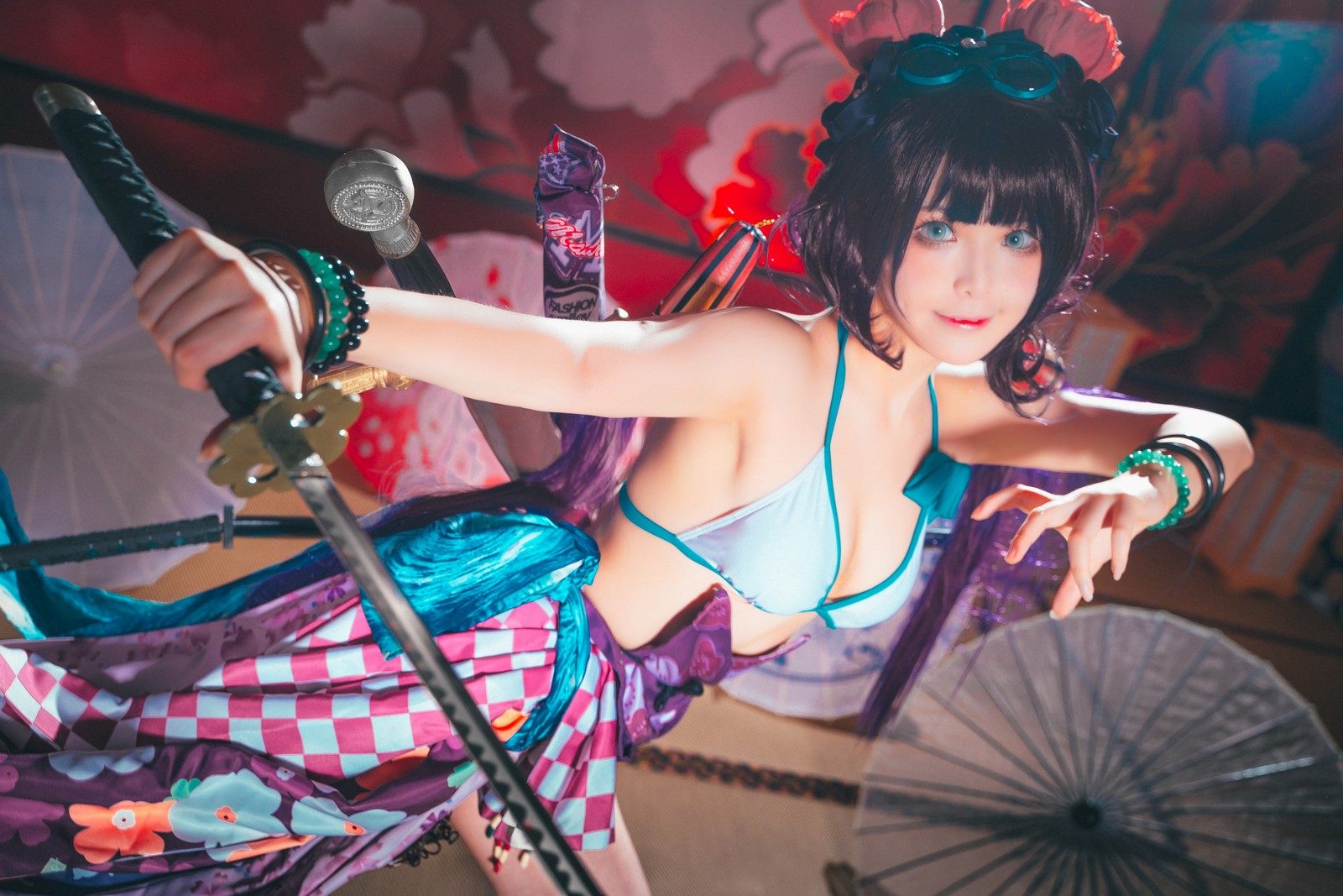 w百合欧皇子w 水着阿荣写真集 – 泳装COS 高清图集 [21P-232MB]插图6