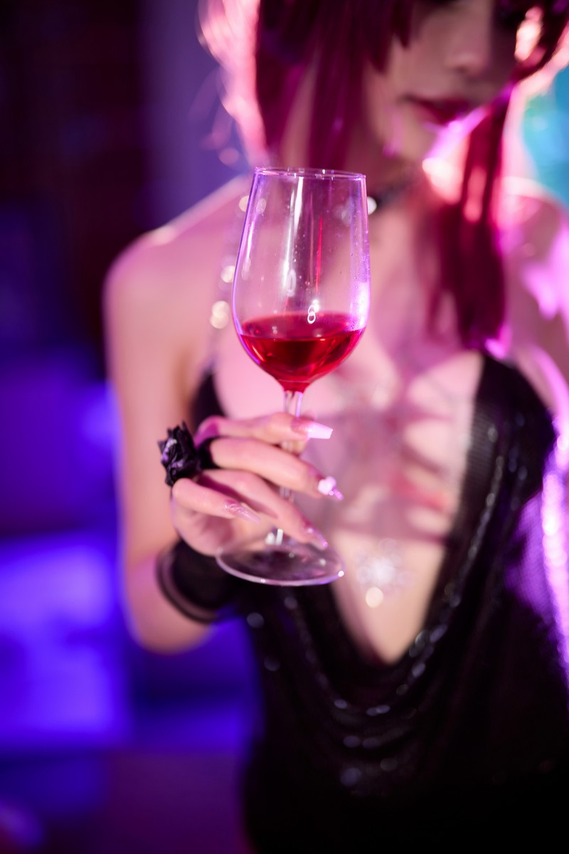 Joyce Lin2x Kafka Bar Night Cosplay Honkai Star Rail 写真 74P插图8