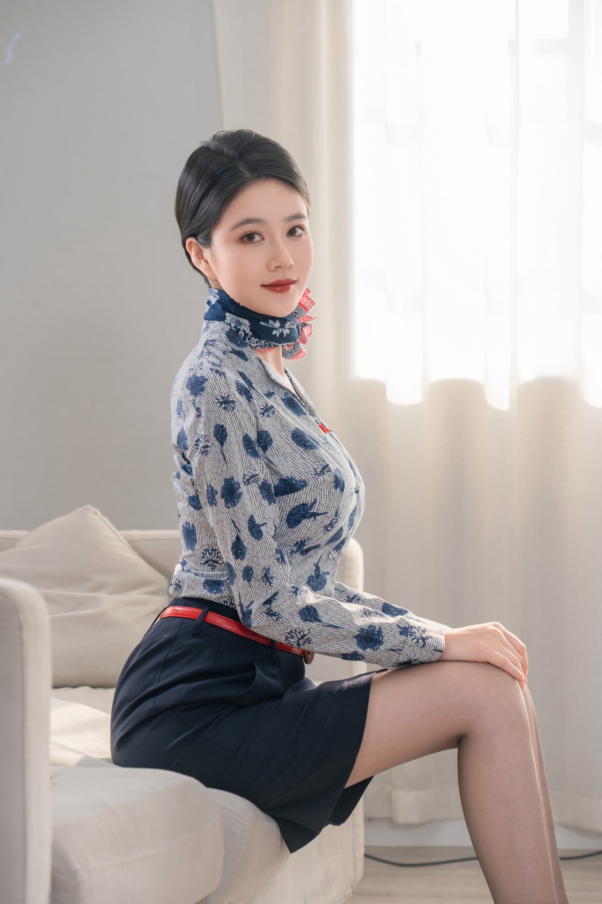 年年nnian 空姐制服第二弹 职业装升级版图集插图7