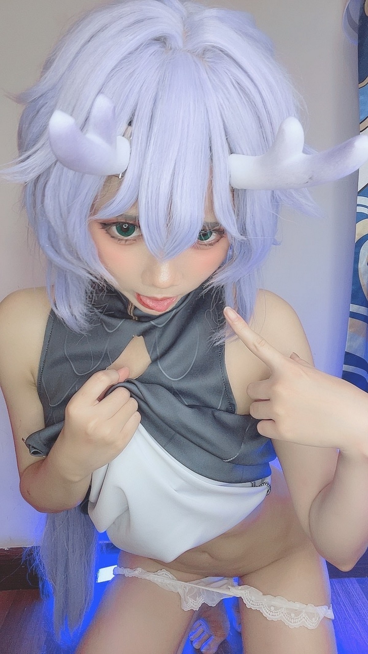 PoppaChan Bailu Cosplay Deluxe (Honkai Star Rail) – 155 Photos 12 Videos 459MB插图5