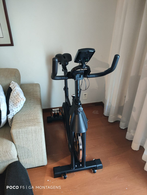 Montagem de bicicleta ergométrica realizada pela GA Montagens