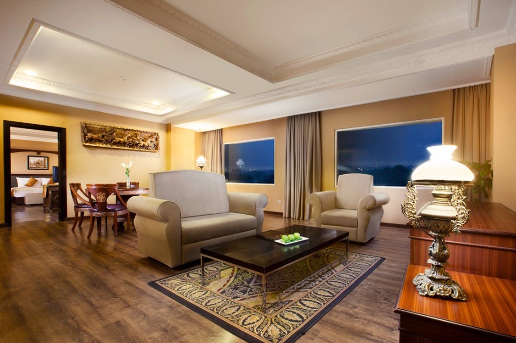 salah satu kamar di The Rich Jogja Hotel