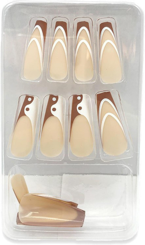 Daily Use Ballerina Nails12pcs Designer (hampton)
