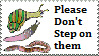please-dont-step-on-them-stamp