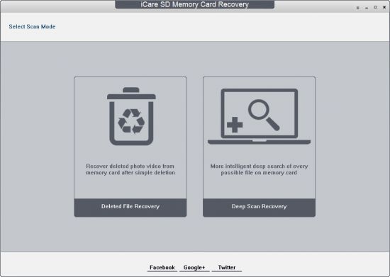 iCare SD Memory Card Recovery 1.1.8