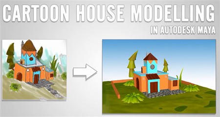 creating a stylized cartoon house in Auto-desk Maya creating a stylized cartoon house in Auto-desk Maya