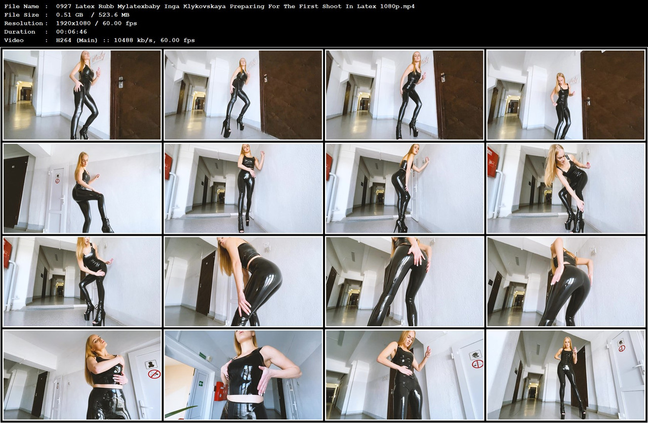 0927 Latex Rubb Mylatexbaby Inga Klykovskaya Preparing For The First Shoot In Latex 1080p mp4