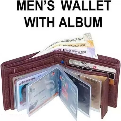 Royal king Uinicq Mens Wallet Premium Leather Brown.(W101)