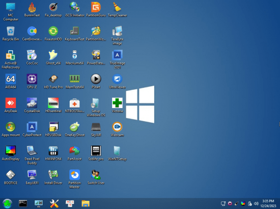 WinPE 10/11 MCBoot VN Version 9.8 build 141223 Pro (x86/x64)