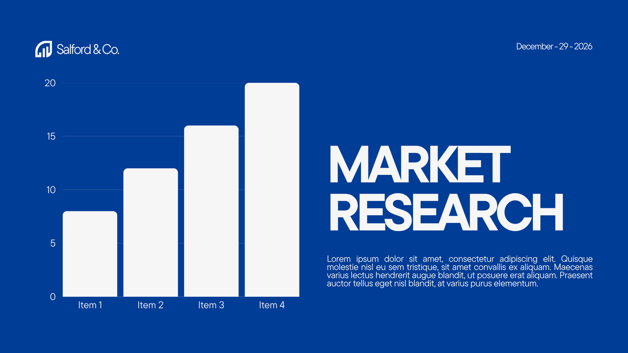 Blue and White Modern Startup Pitch Deck Presentation