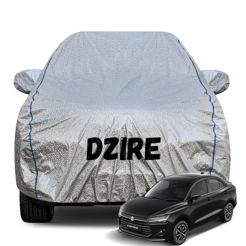Dzire Silver Car Cover