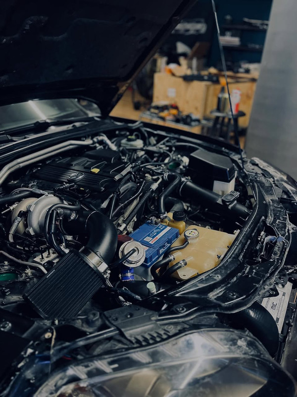 MX5 NC Turbo Engine Bay Top Mount Layout