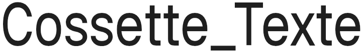 Cossette_Texte