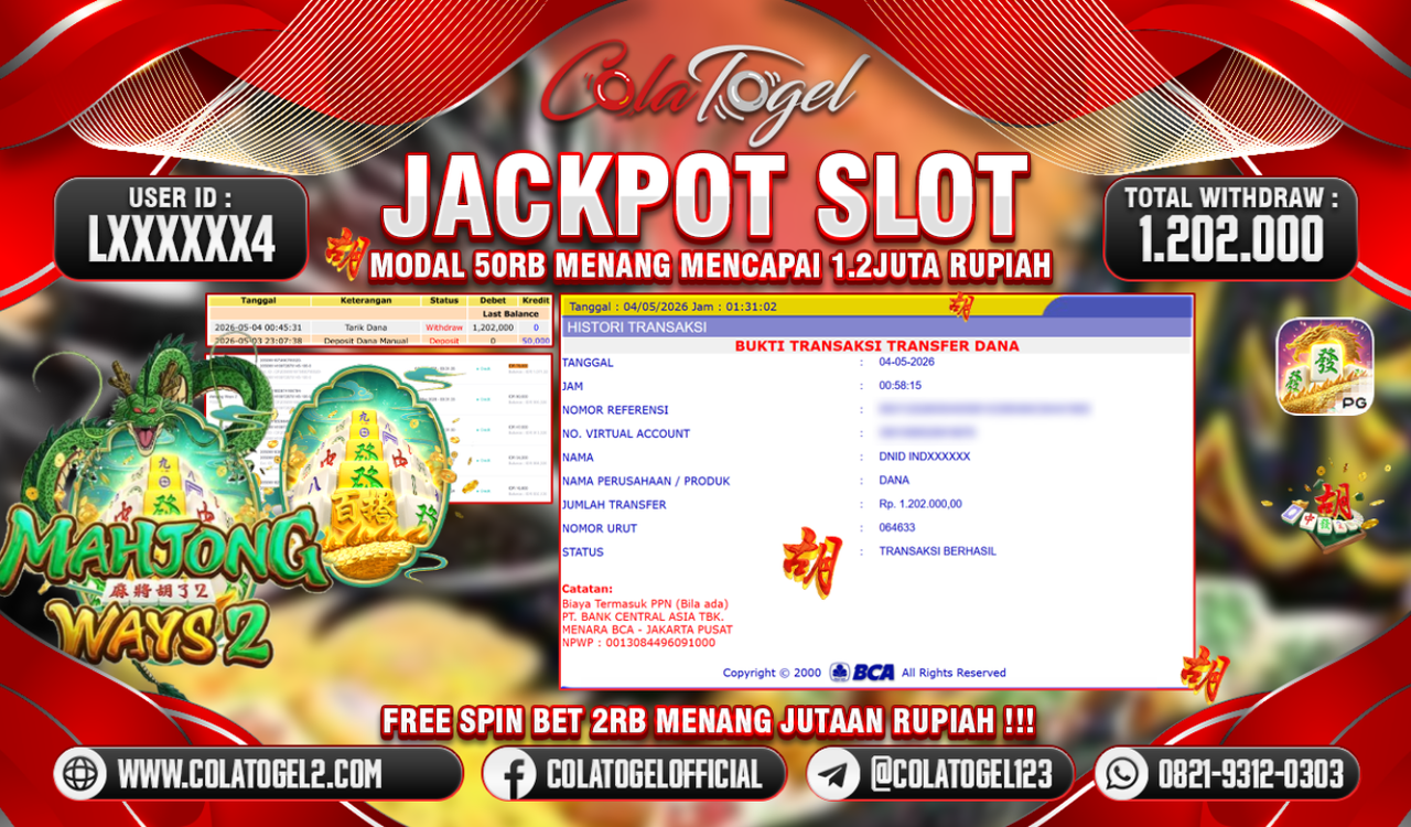 JACKPOT SLOT GACOR!!