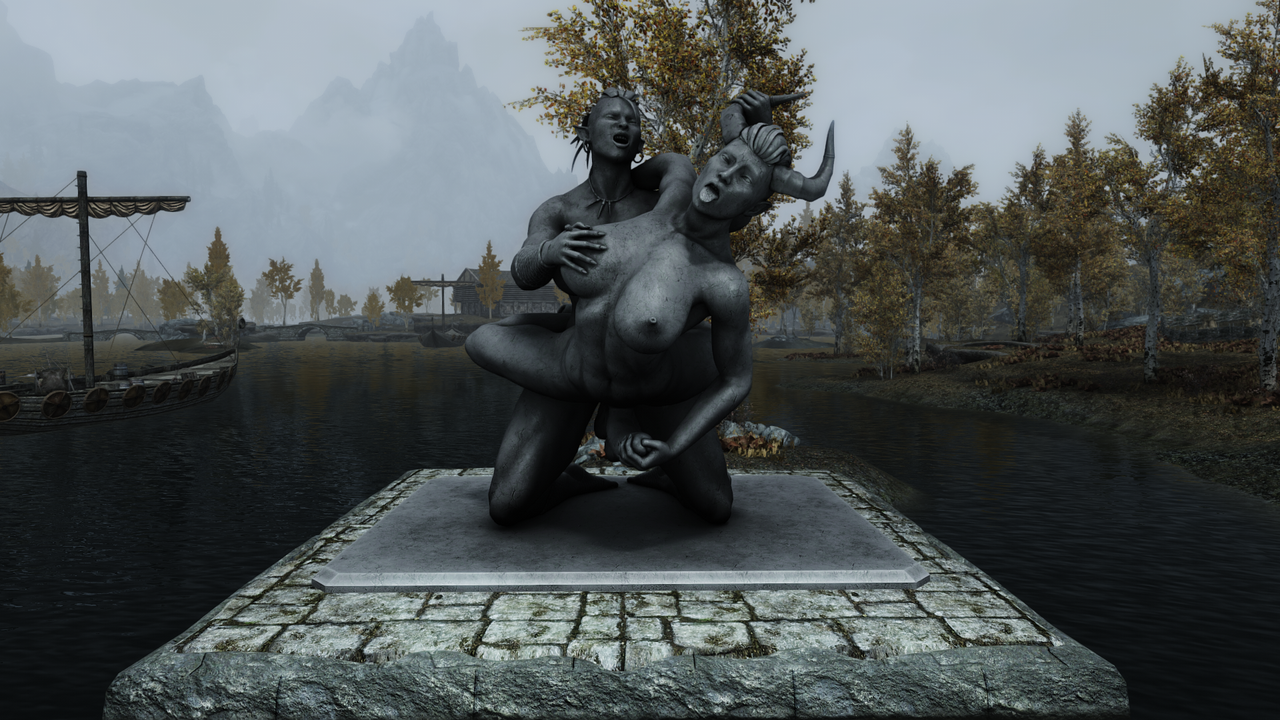 Statue "Wild passion" futa