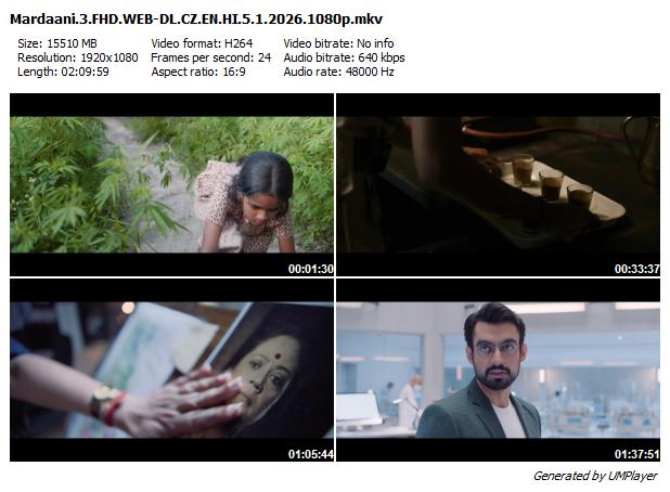 Neohrožená 3 / Mardaani 3 (2026)