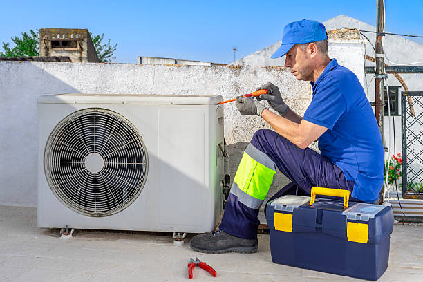 HVAC ductwork and refrigerant line installation