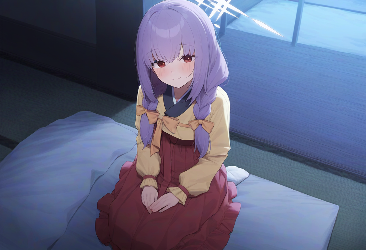 1girl, atsuko, [[[blue archive]]], healthyman, blush, smile, closed mouth, {{{ha s-1853616477