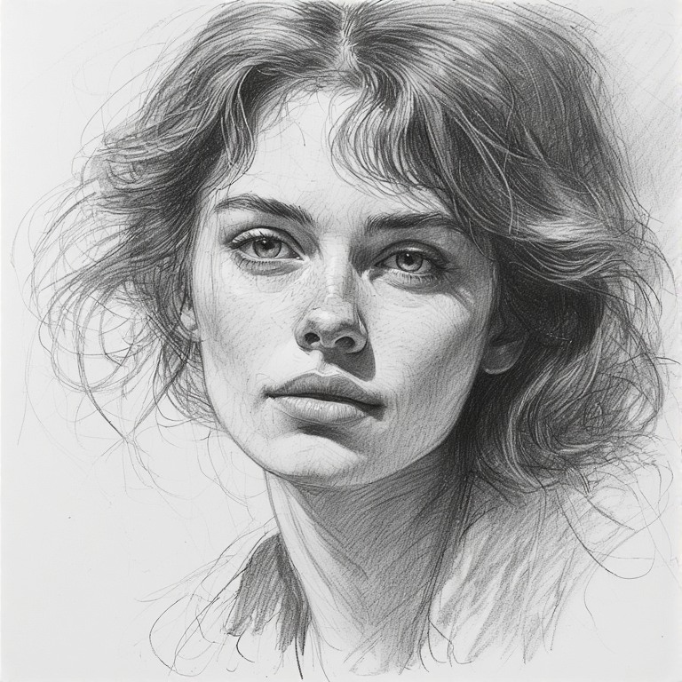 black-and-white-pencil-drawing