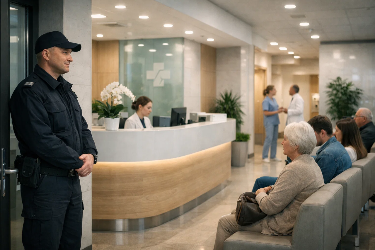 Охрана в частной клинике: требования лицензирования, пропускной режим и защита персонала - что обязательно, а чем можно пренебречь