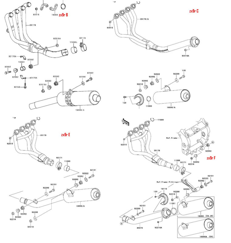 ZX-9R Exhaust specs and comparison (images) - ZX-9R.Net Forum ZX-9R Exhaust specs and comparison (images) - ZX-9R.Net Forum