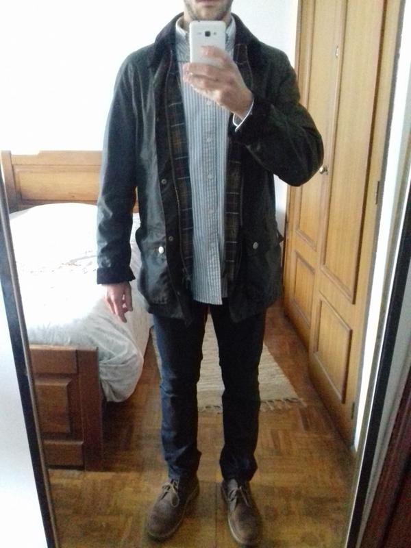 Barbour jacket fit check | Ask Andy 