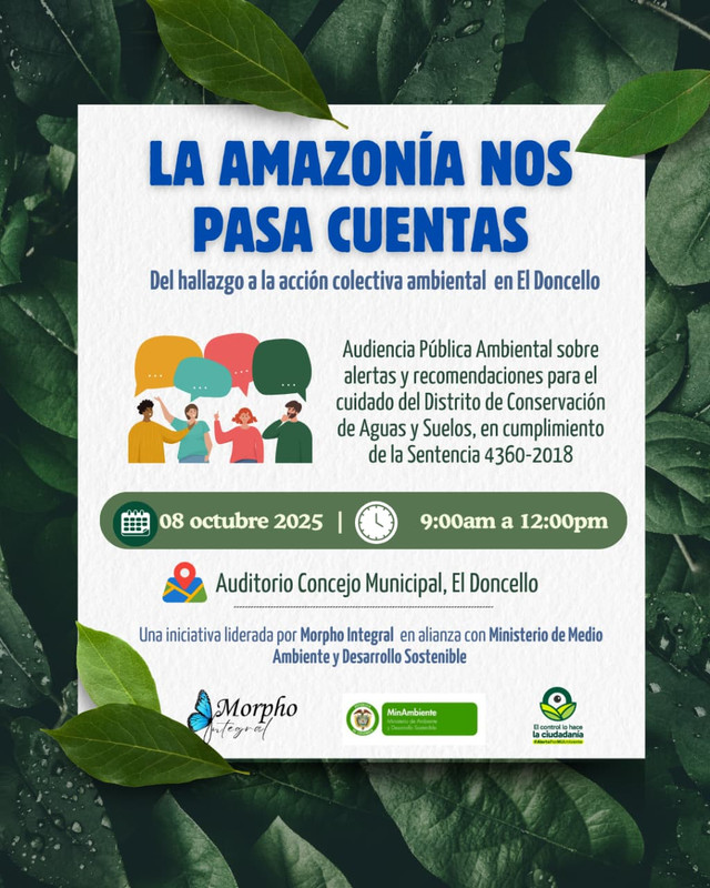 La Amazonía nos pasa cuentas. Audiencia Pública. #AlertaPorMiAmbiente La Amazonía nos pasa cuentas. Audiencia Pública. #AlertaPorMiAmbiente