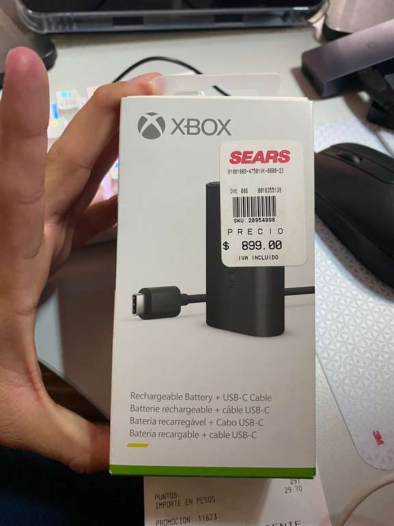 Sears: Batería Xbox Para Control Inalambrico