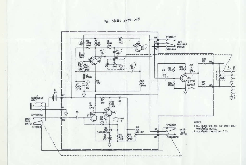 Футсвич для комбика схема