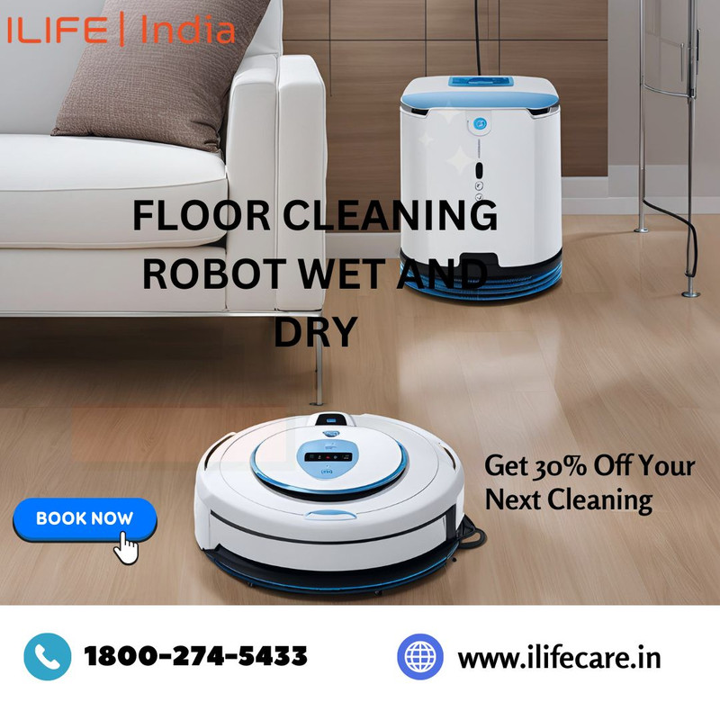 FLOOR CLEANING ROBOT WET AND DRY
