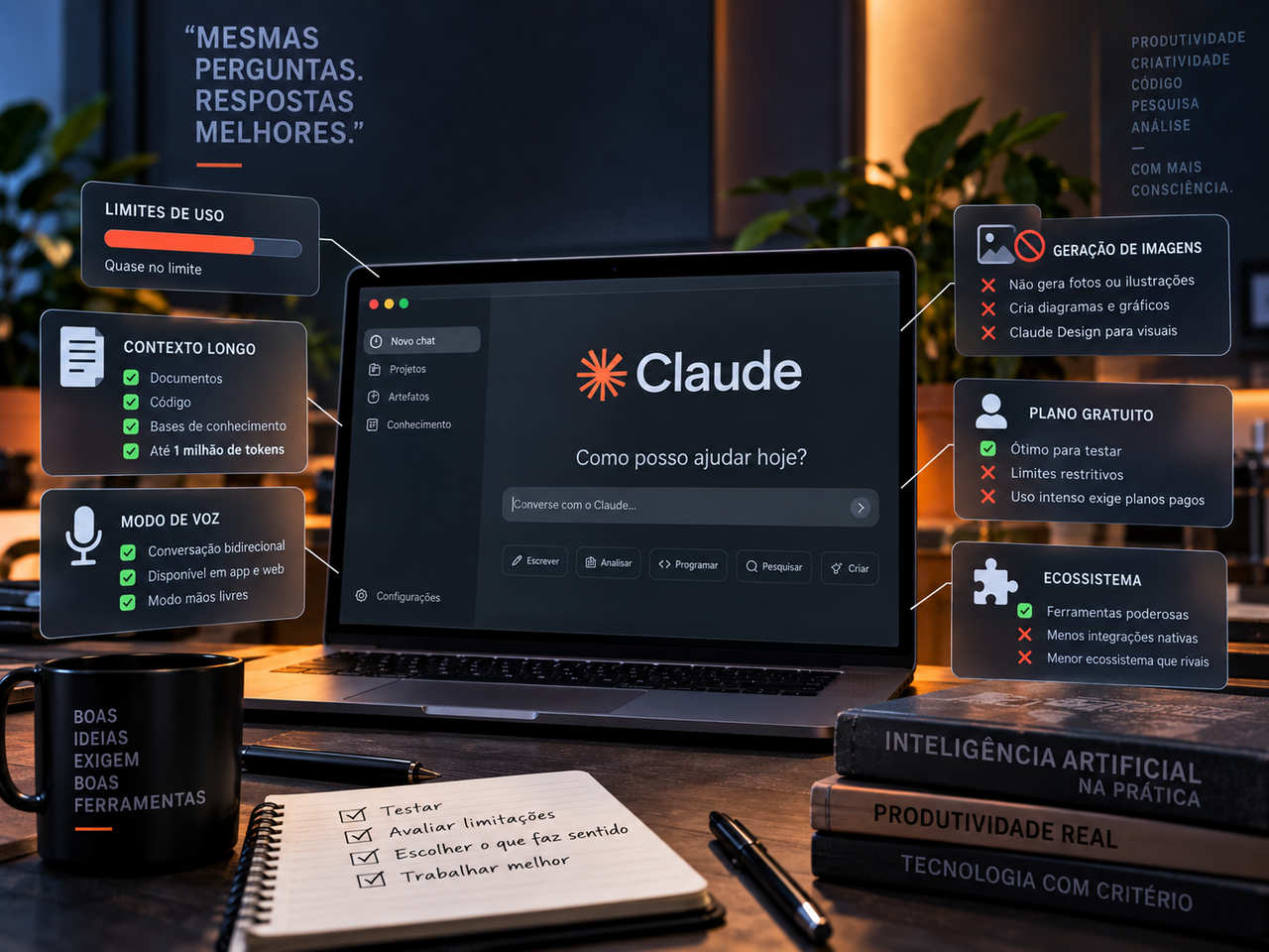 Claude tem problemas reais mas algumas das críticas mais repetidas já envelheceram