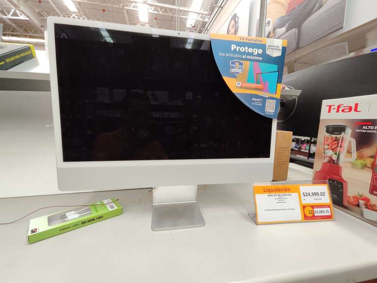Imac M1 8 ram y 256 última liquidación en Walmart arco Sur XALAPA (+ cashback pagando con cashi)