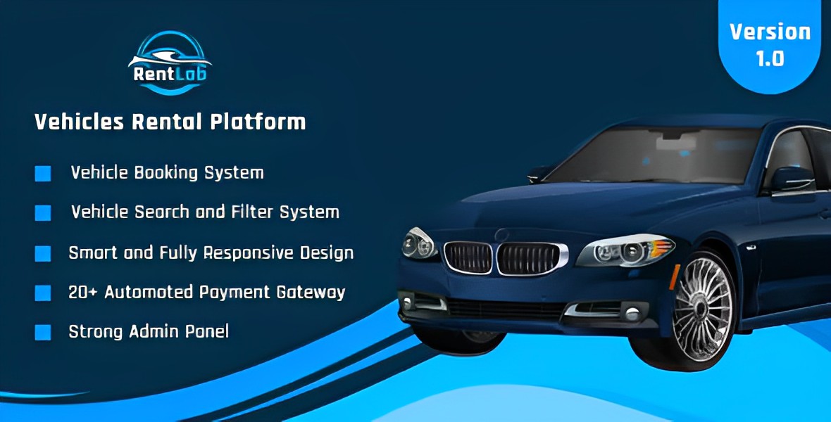 RentLab – Vehicles Rental Platform PHP