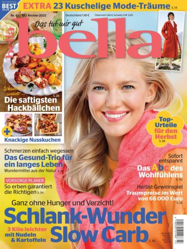 Cover: Bella Frauenzeitschrift No 43 vom 19  Oktober 2022