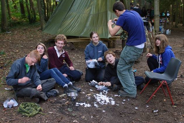 A troop of explorers