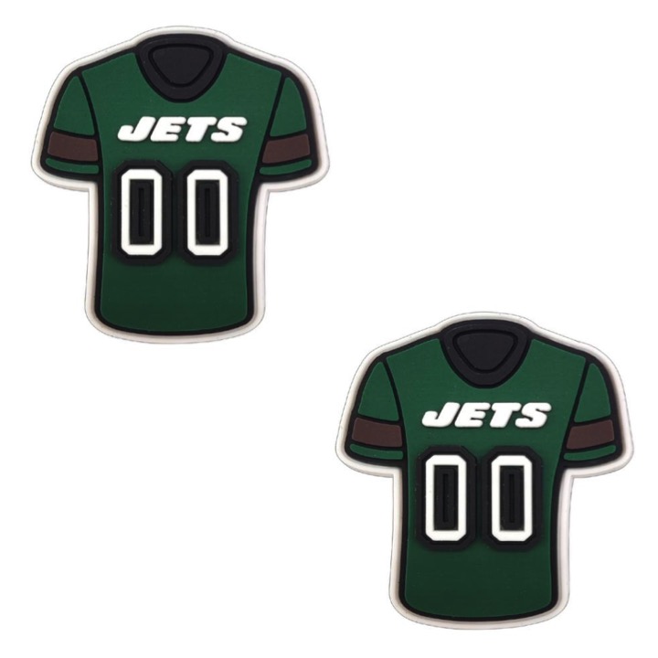 NFL New York Jets Football Team For Crocs Shoe Charms Jibbitz pieces