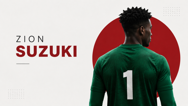 Zion Suzuki Japan 2026 World Cup Zion Suzuki in action for Japan during the 2026 World Cup