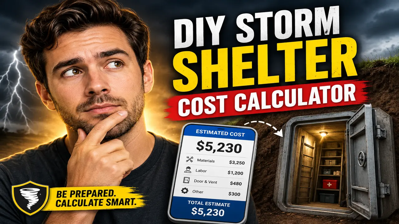 Diy Storm Shelter Cost Calculator Online Estimate