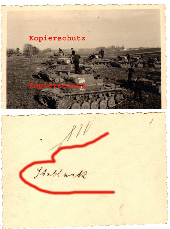 Panzer II u. III auf dem Übungsplatz Stablack Os