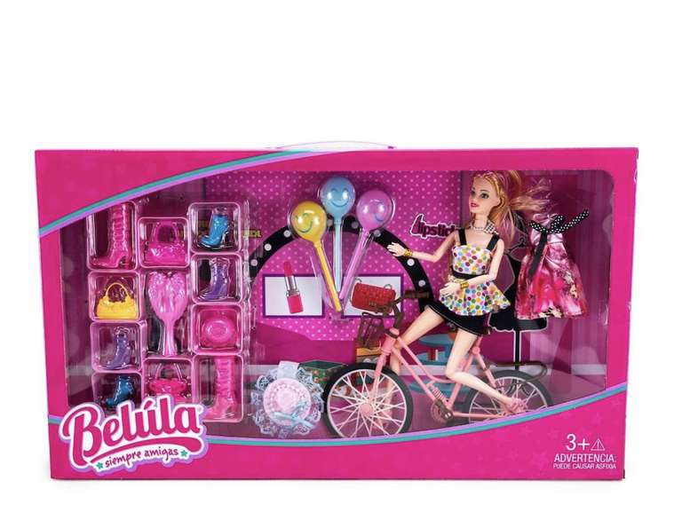 Coppel Muñeca Belúla con Accesorios