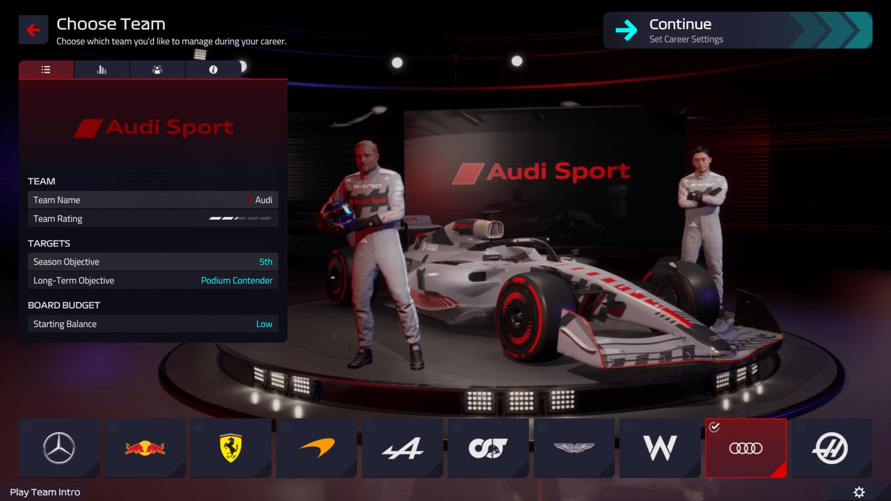 Audi Formula 1 full team F1 Manager at F1 Manager 2022 Nexus - Mods and  community