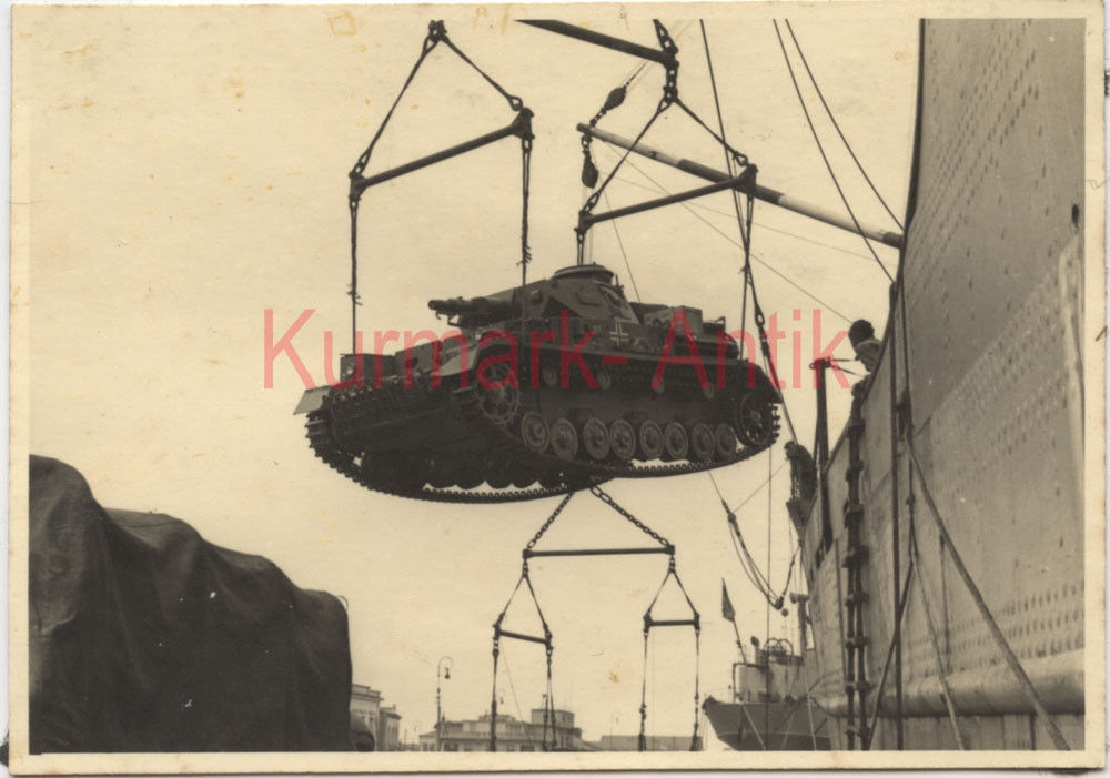 Foto Wehrmacht Griechenland Front Kreta Gebirgsjäger Panzer IV K