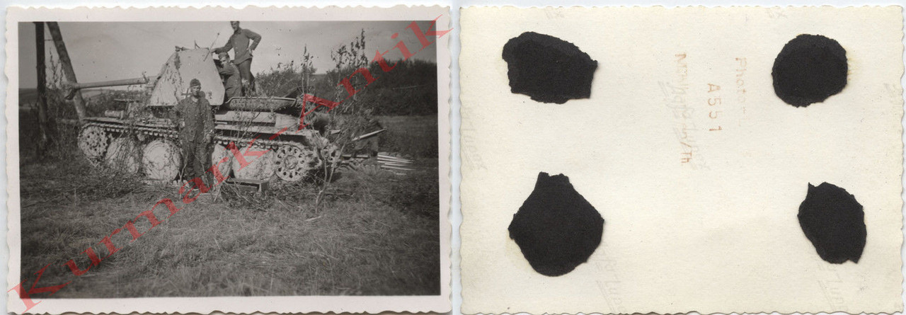 Foto Wehrmacht Russland Panzer Jäger PAK Marder 