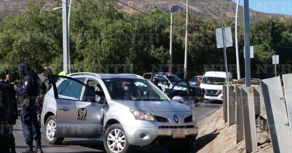 Criminales abren fuego contra personal del IMSS en Zacatecas