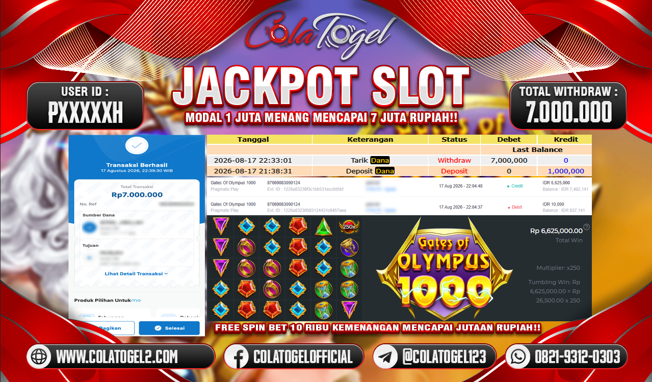 JACKPOT SLOT GACOR!!