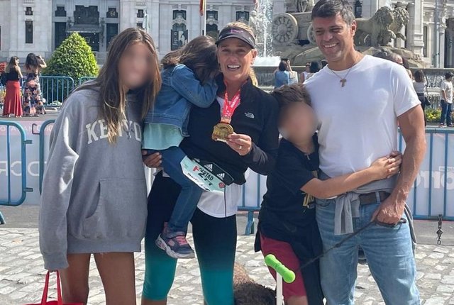 Lilian Tintori junto a familia en Madrid