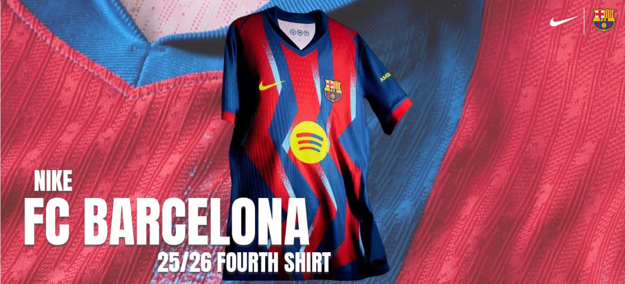 FC Barcelona El Clasico Fourth Jersey Desktop Slide