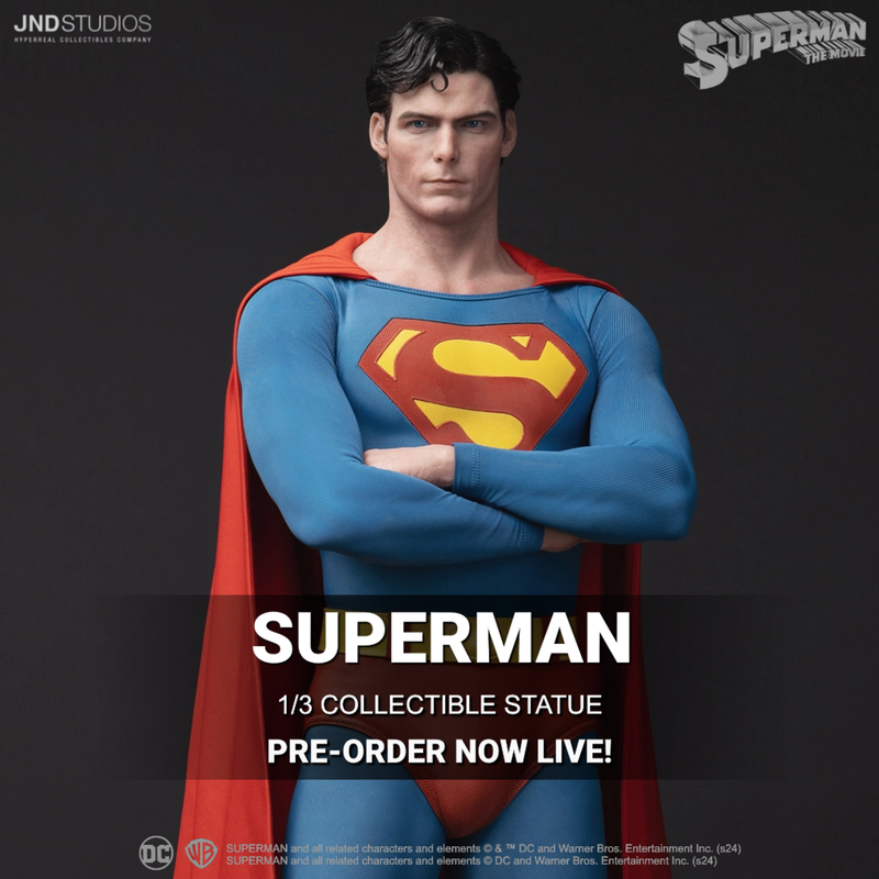 JND Studios : Superman The Movie - Superman (1978) 1/3 Scale Statue  1